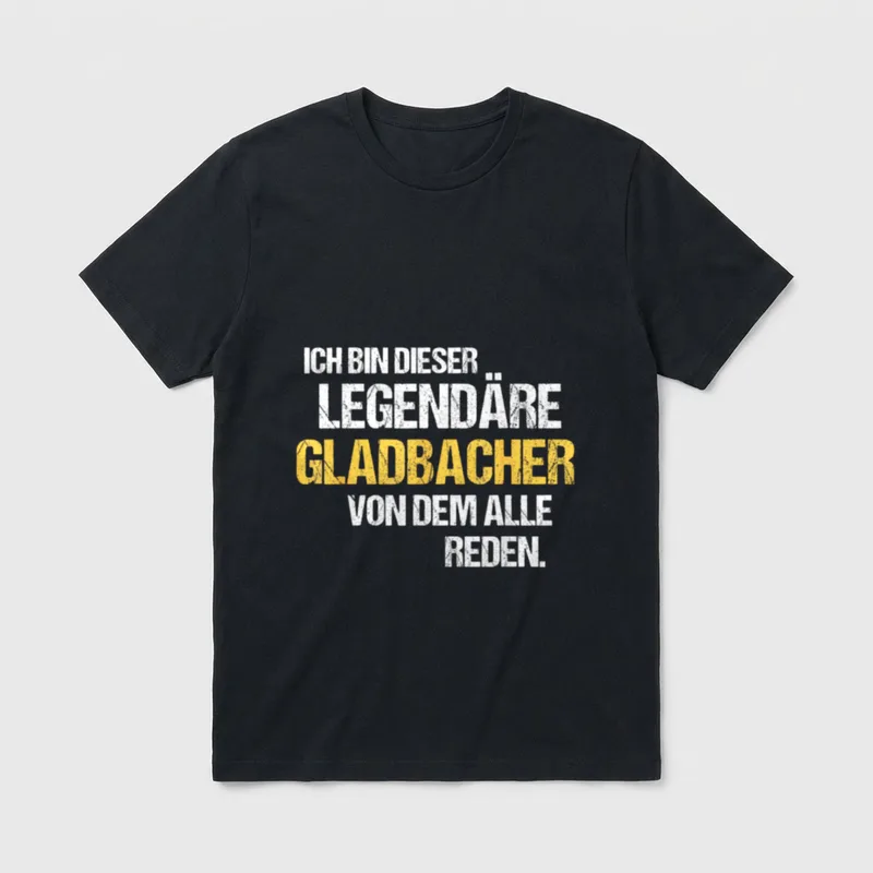 Mönchengladbach Spruch Stadt Souvenir T-Shirt – Klassisches T-Shirt in Schwarz