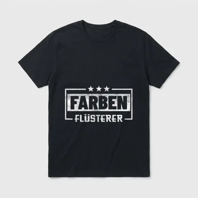 Farben Flüsterer Männer Maler T-Shirt – Klassisches T-Shirt in Schwarz