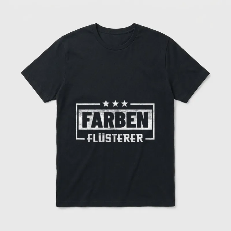 Farben Flüsterer Männer Maler T-Shirt – Klassisches T-Shirt in Schwarz