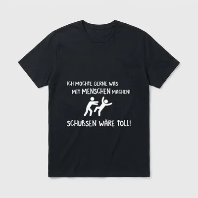 ich möchte gerne was T-Shirt – Klassisches T-Shirt in Schwarz
