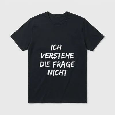 Ich Versteh Die Frage T-Shirt – Klassisches T-Shirt in Schwarz