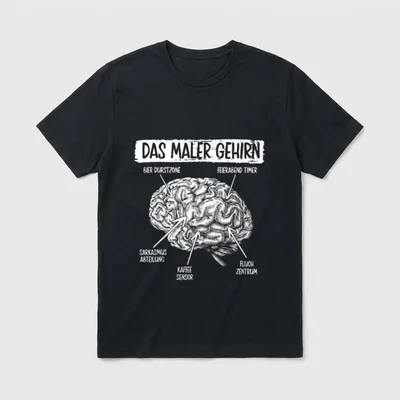 Lustiges Malermeister Beruf Maler T-Shirt – Klassisches T-Shirt in Schwarz
