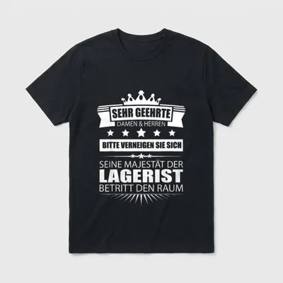 Lagerist Fachlagerist lustige Sprüche T-Shirt – Klassisches T-Shirt in Schwarz