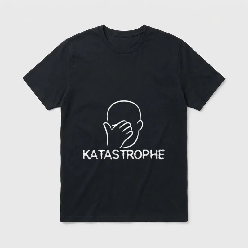 Katastrophe Lustiger Spruch Eh T-Shirt – Klassisches T-Shirt in Schwarz