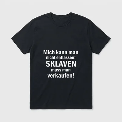 Mich kann Man Nicht T-Shirt – Klassisches T-Shirt in Schwarz