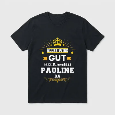 Alles wird gut denn jetzt T-Shirt – Klassisches T-Shirt in Schwarz