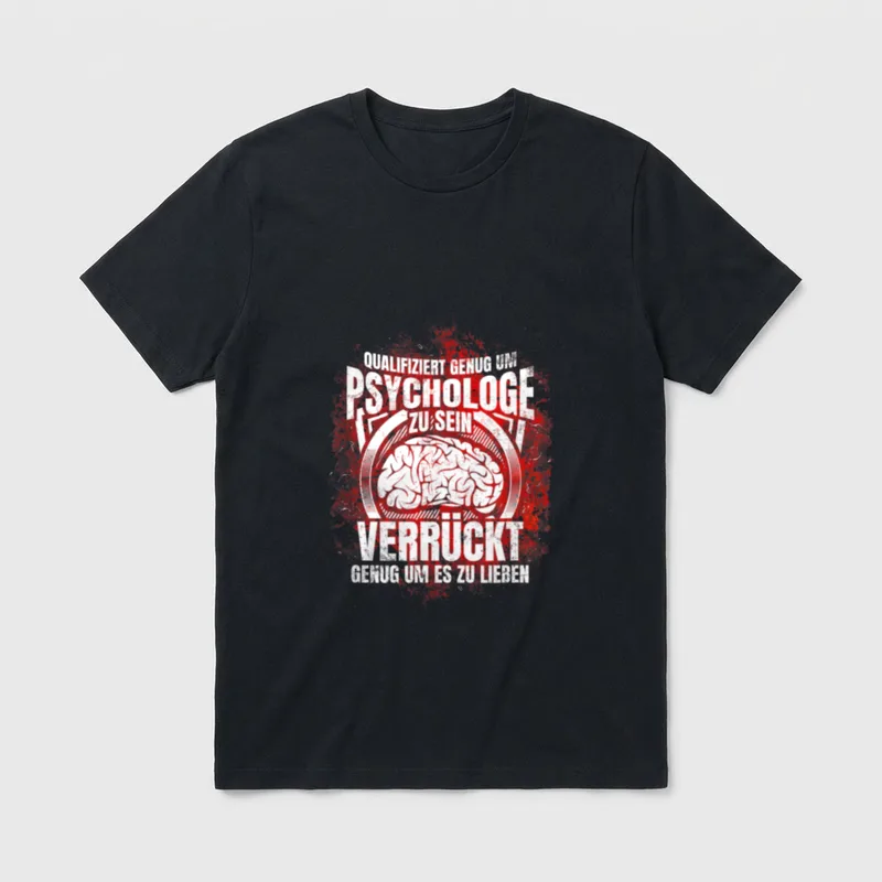 Psychiater Psychologie Student Lustiger T-Shirt – Klassisches T-Shirt in Schwarz