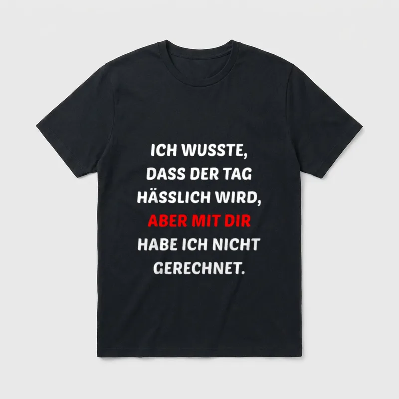 Häuslicher Chaos Humor Spruch T-Shirt – Klassisches T-Shirt in Schwarz