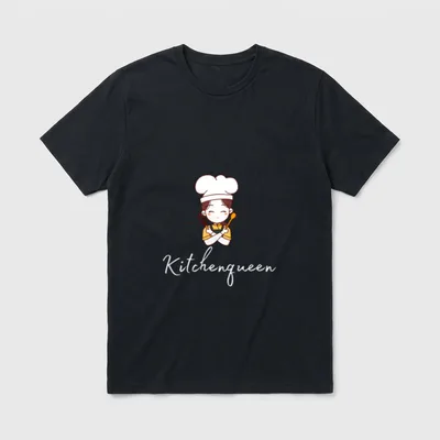 Kitchen Queen Lustig Küchen T-Shirt – Klassisches T-Shirt in Schwarz