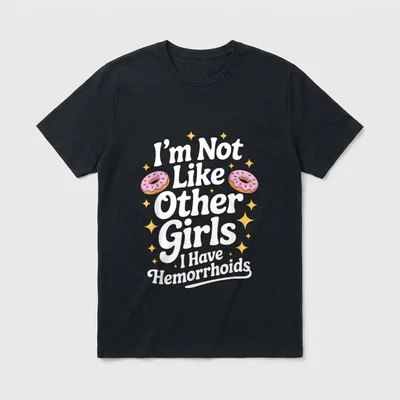 Peinliches Hämorrhoiden unangemessener T-Shirt – Klassisches T-Shirt in Schwarz
