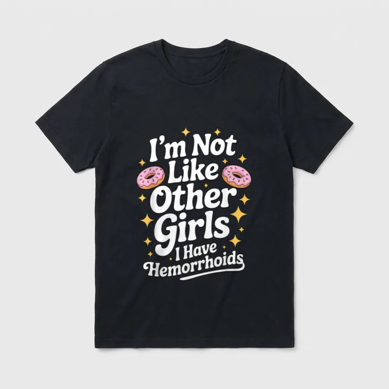 Peinliches Hämorrhoiden unangemessener T-Shirt – Klassisches T-Shirt in Schwarz