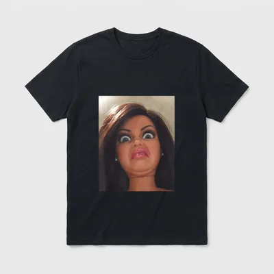 Modische Puppe lustiges Reaktions-Meme T-Shirt – Klassisches T-Shirt in Schwarz