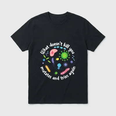 Was dich nicht umbringt T-Shirt – Klassisches T-Shirt in Schwarz