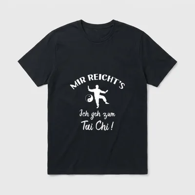 Lustiges Tai Chi Chuan T-Shirt – Klassisches T-Shirt in Schwarz