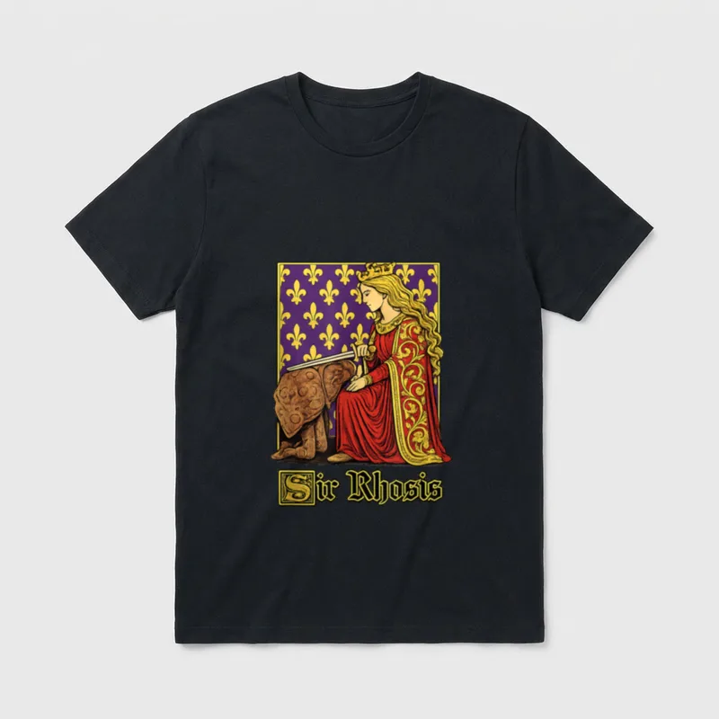 Sir Rhosis Lustiger Gen-Z-Brainrot-Meme T-Shirt – Klassisches T-Shirt in Schwarz