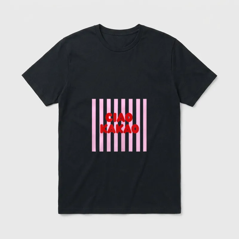 Ciao Kakao Lustiger Abschiedsspruch T-Shirt – Klassisches T-Shirt in Schwarz