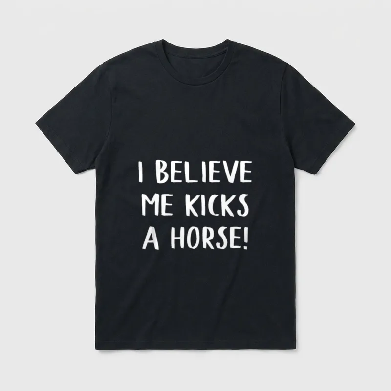 Lustiges Outfit Spruch Deutsch Englisch T-Shirt – Klassisches T-Shirt in Schwarz