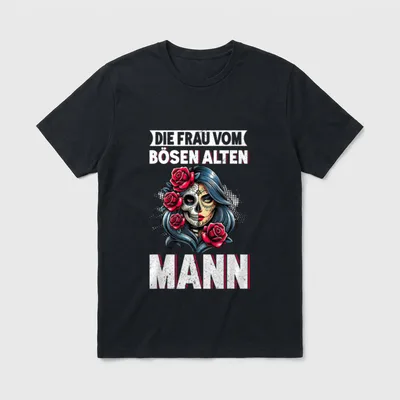 Die Frau Vom Bösen T-Shirt – Klassisches T-Shirt in Schwarz