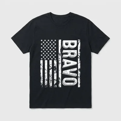 Bravo Nachname Lustiger Nachname T-Shirt – Klassisches T-Shirt in Schwarz