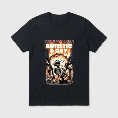 COOL UND MYSTERIOUS? AUTISTISCH T-Shirt – Klassisches T-Shirt in Schwarz