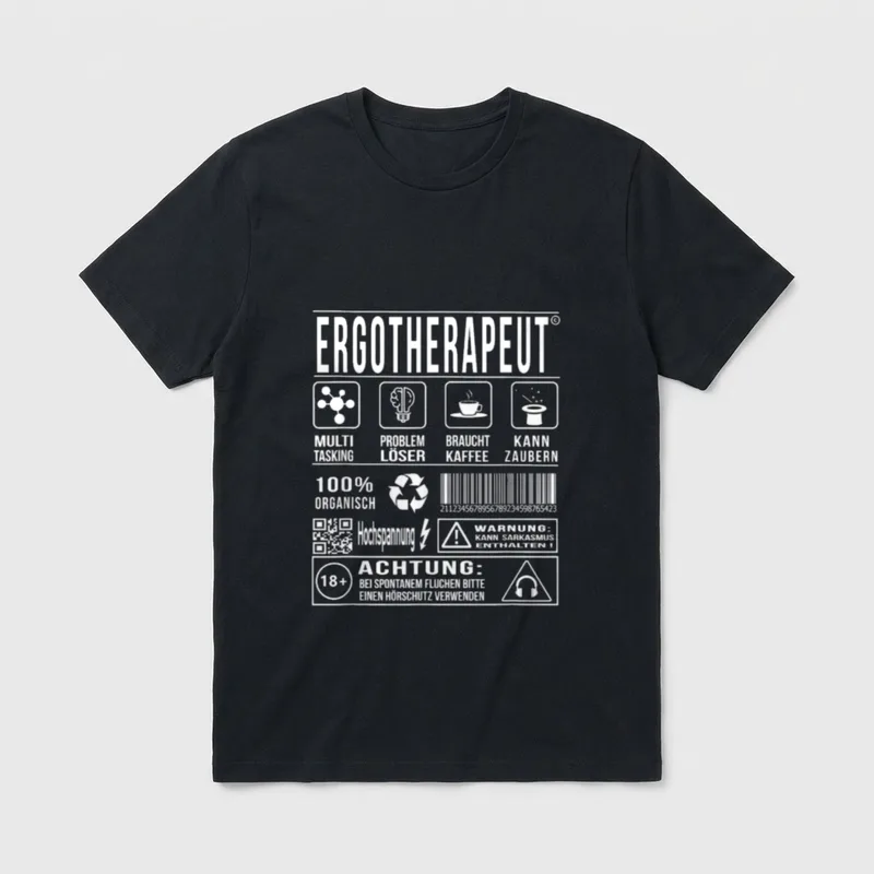 Ergotherapeut Ergotherapie Lustiger Spruch T-Shirt – Klassisches T-Shirt in Schwarz