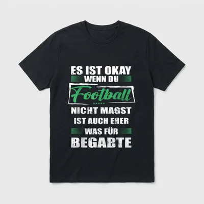 Lustiger Spruch für den Footballspieler T-Shirt – Klassisches T-Shirt in Schwarz