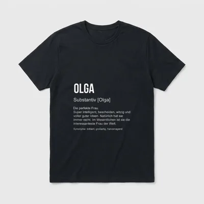 Witzige Sprche Humor Name T-Shirt – Klassisches T-Shirt in Schwarz