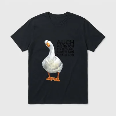 Lachen Gänse Spaß Frauen T-Shirt – Klassisches T-Shirt in Schwarz