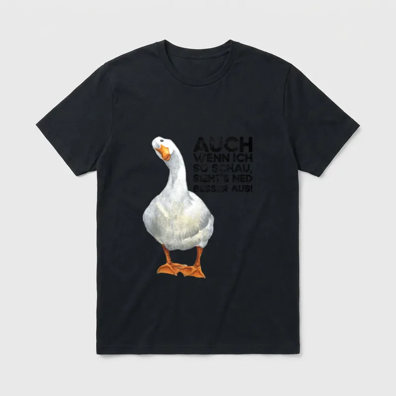 Lachen Gänse Spaß Frauen T-Shirt – Klassisches T-Shirt in Schwarz