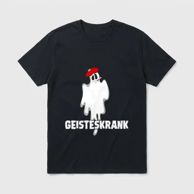 Geisteskrank Geist Krankheit Spruch T-Shirt – Klassisches T-Shirt in Schwarz