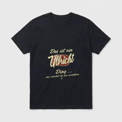 Das ist ein Ulbricht T-Shirt – Klassisches T-Shirt in Schwarz