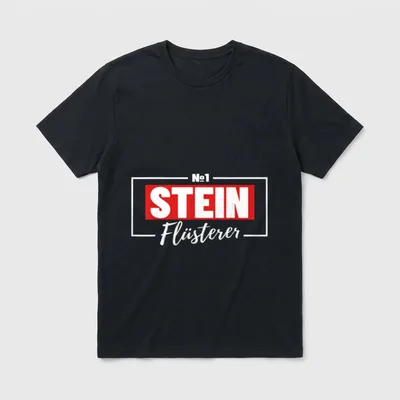 Stein Flüsterer Bester Pflasterer Sprüche T-Shirt – Klassisches T-Shirt in Schwarz