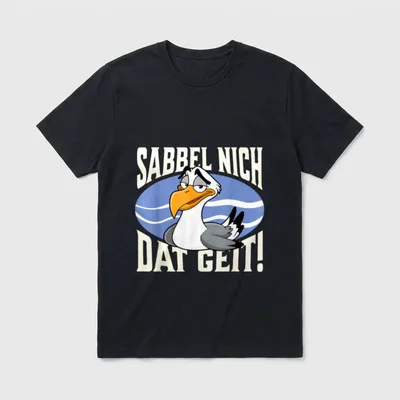 Sabbel Nich Dat Geit! Lustige Sprüche T-Shirt – Klassisches T-Shirt in Schwarz