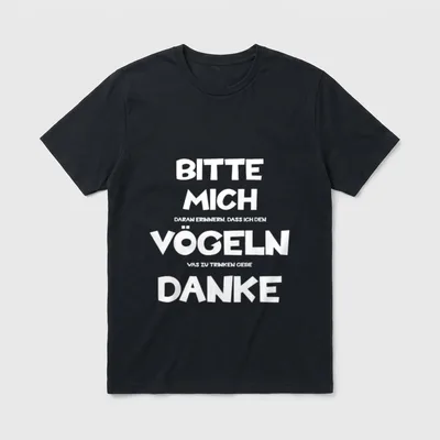 BITTE MICH erinnern T-Shirt – Klassisches T-Shirt in Schwarz