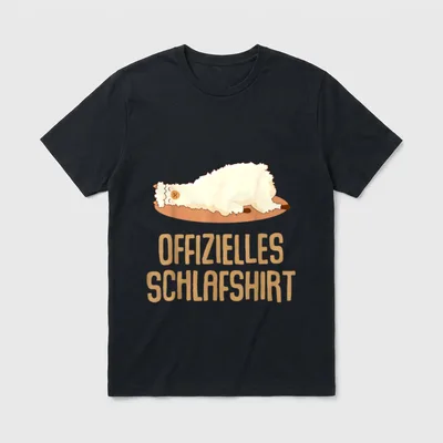 Langschläfer Morgenmuffel Schlafanzug Offizielles T-Shirt – Klassisches T-Shirt in Schwarz
