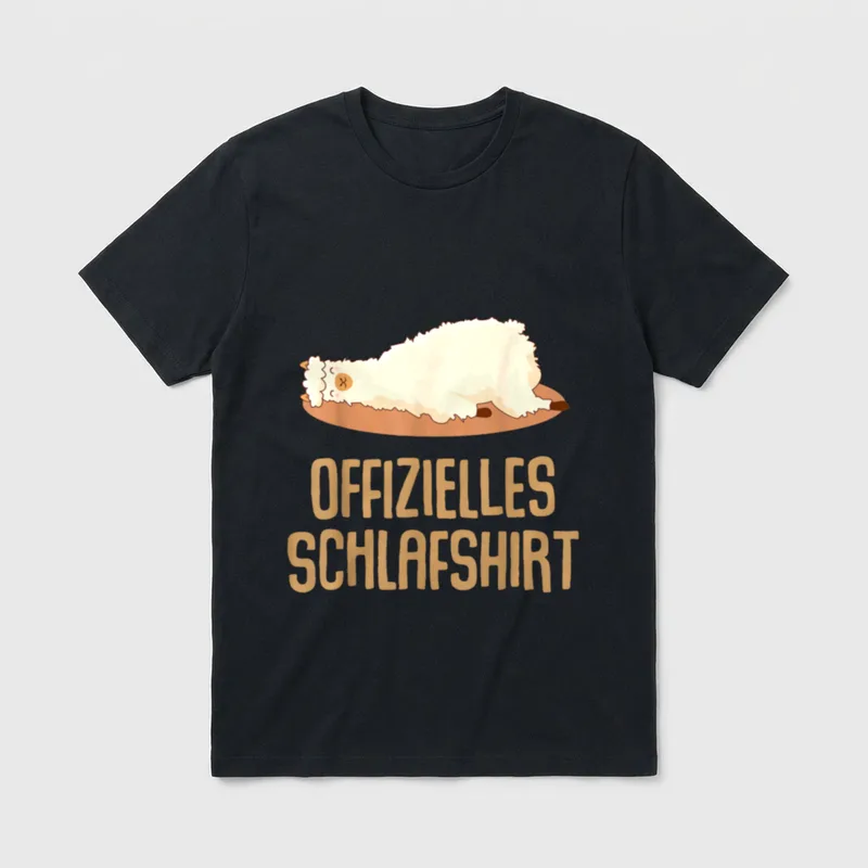 Langschläfer Morgenmuffel Schlafanzug Offizielles T-Shirt – Klassisches T-Shirt in Schwarz