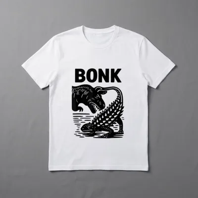 Lustiger Bonk Dinosaurier prähistorischer T-Shirt – Klassisches T-Shirt in Schwarz