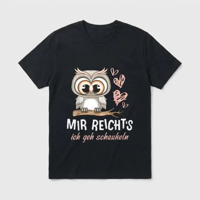 Mir Reichts Ich Geh Faultier, Frosch & Co. T-Shirt – Klassisches T-Shirt in Schwarz