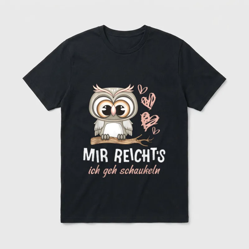Mir Reichts Ich Geh Faultier, Frosch & Co. T-Shirt – Klassisches T-Shirt in Schwarz