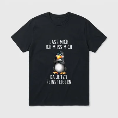 Lass Mich Ich Muss Faultier, Frosch & Co. T-Shirt – Klassisches T-Shirt in Schwarz