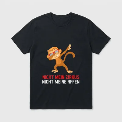 Sarkasmus Spruch Nicht mein T-Shirt – Klassisches T-Shirt in Schwarz