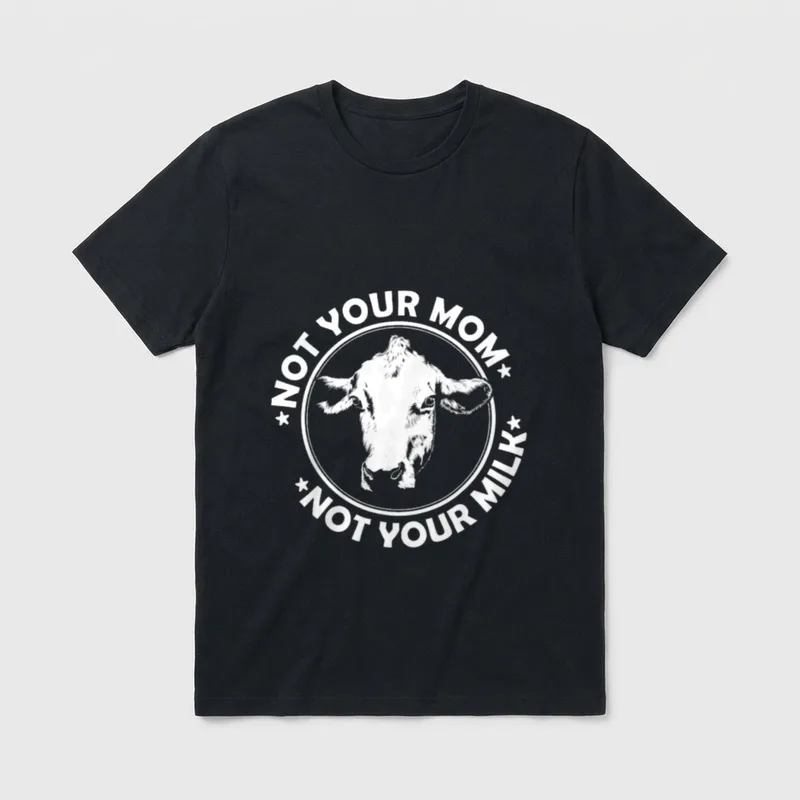 Veganismus Spruch Tier Liebhaber T-Shirt – Klassisches T-Shirt in Schwarz