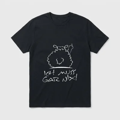 faules schaf Statement Spruch T-Shirt – Klassisches T-Shirt in Schwarz