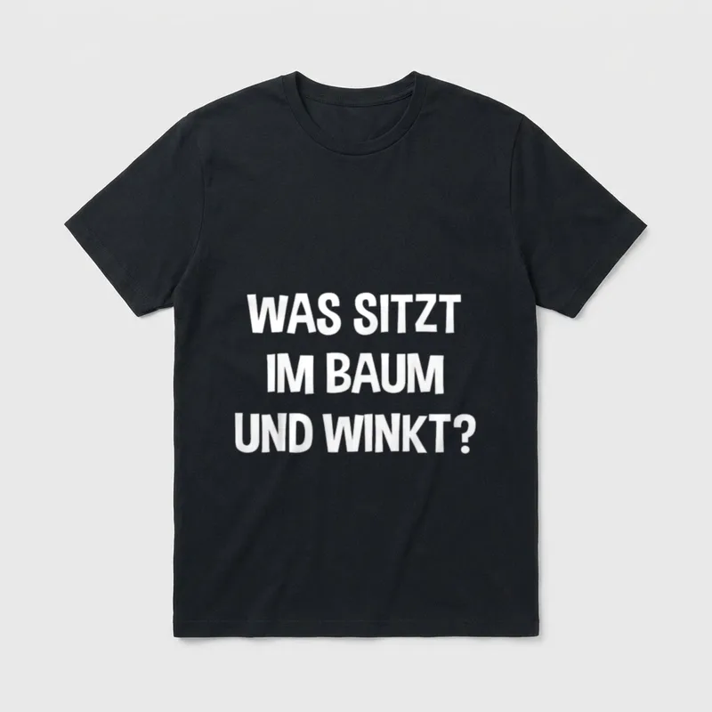Lustige Spaßige Eulen Was T-Shirt – Klassisches T-Shirt in Schwarz
