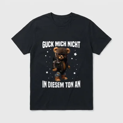 Stinkiger Teddybär T-Shirt – Klassisches T-Shirt in Schwarz
