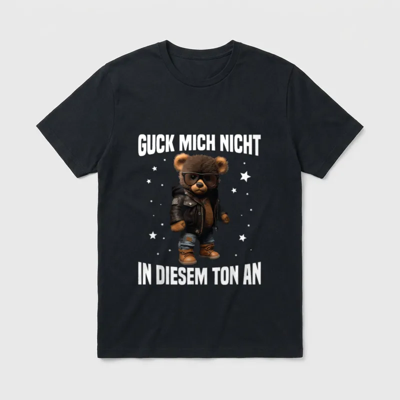 Stinkiger Teddybär T-Shirt – Klassisches T-Shirt in Schwarz