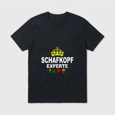 Schafkopf Experte Schafkopfen Spruch T-Shirt – Klassisches T-Shirt in Schwarz