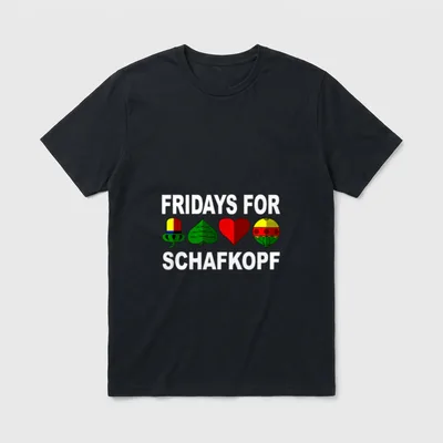 Friday For Schafkopf Schafkopfen T-Shirt – Klassisches T-Shirt in Schwarz