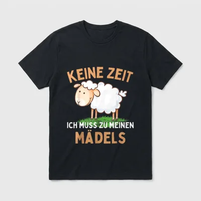 Ich muss zu meinen T-Shirt – Klassisches T-Shirt in Schwarz