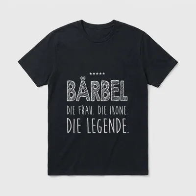 Bärbel lustige Geschenk-Idee T-Shirt – Klassisches T-Shirt in Schwarz
